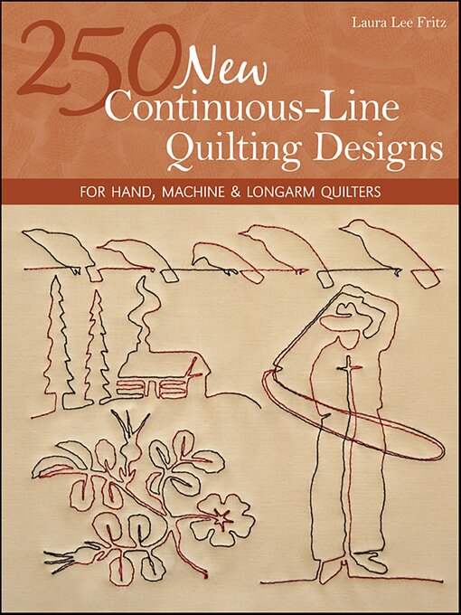 Cover image for 250 New Continuous-Line Quilting Designs